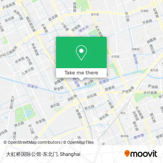 大虹桥国际公馆-东北门 map