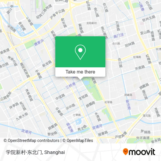 学院新村-东北门 map