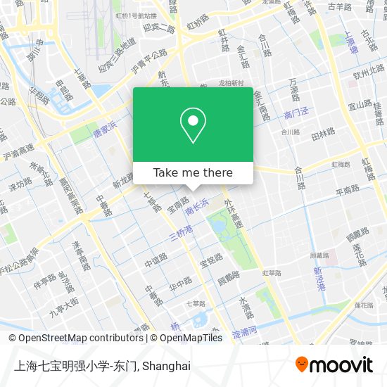 上海七宝明强小学-东门 map