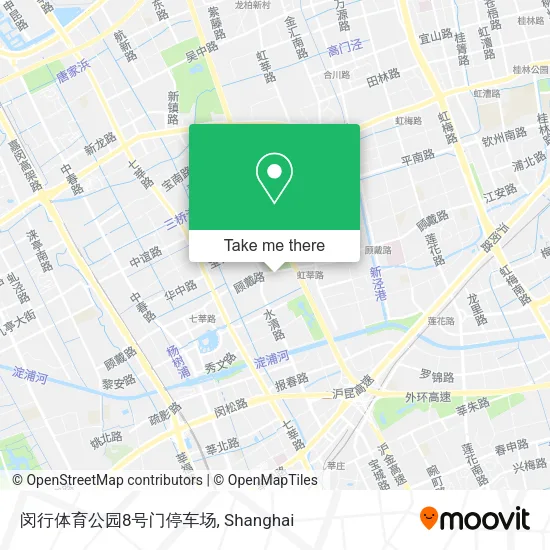 闵行体育公园8号门停车场 map
