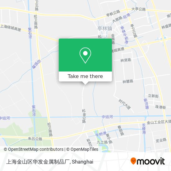 上海金山区华发金属制品厂 map