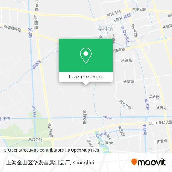 上海金山区华发金属制品厂 map