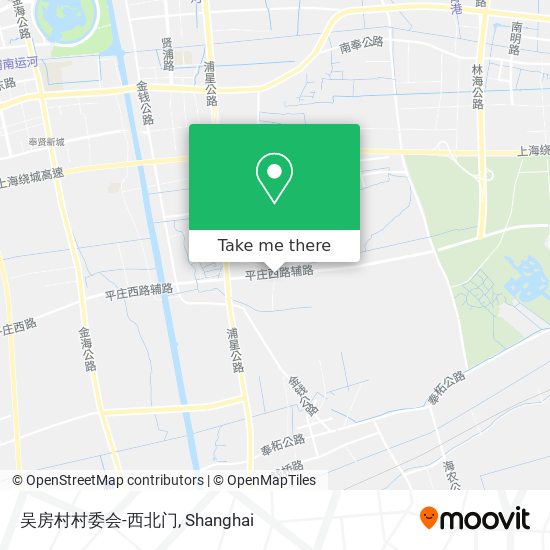 吴房村村委会-西北门 map