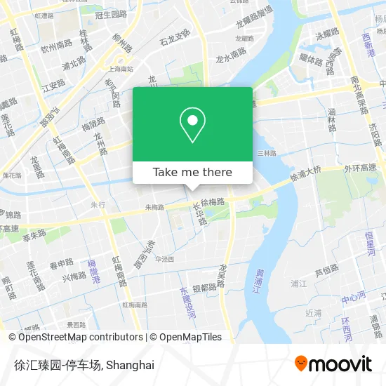 徐汇臻园-停车场 map