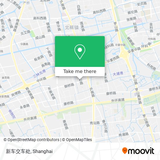 新车交车处 map