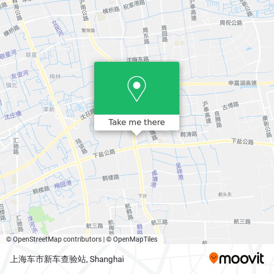 上海车市新车查验站 map