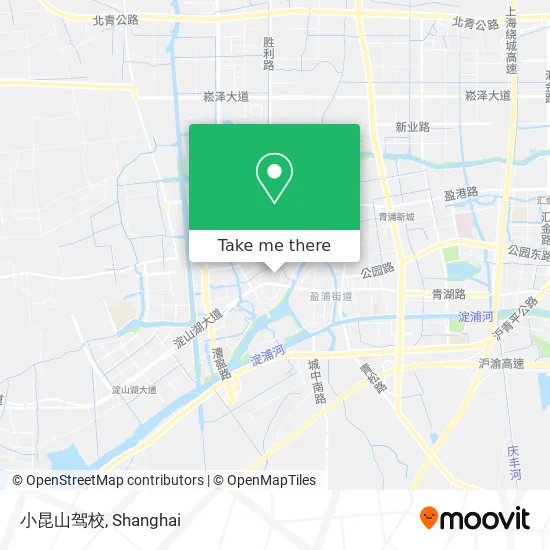 小昆山驾校 map