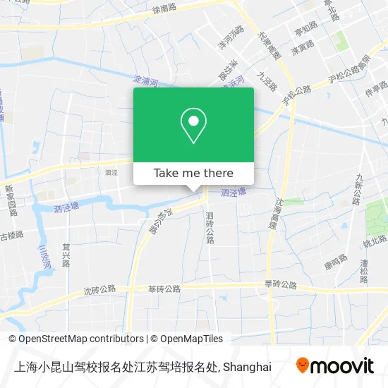 上海小昆山驾校报名处江苏驾培报名处 map