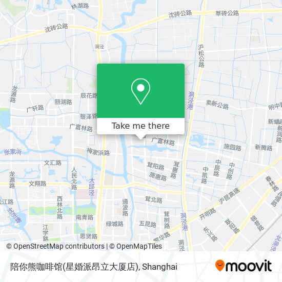 陪你熊咖啡馆(星婚派昂立大厦店) map