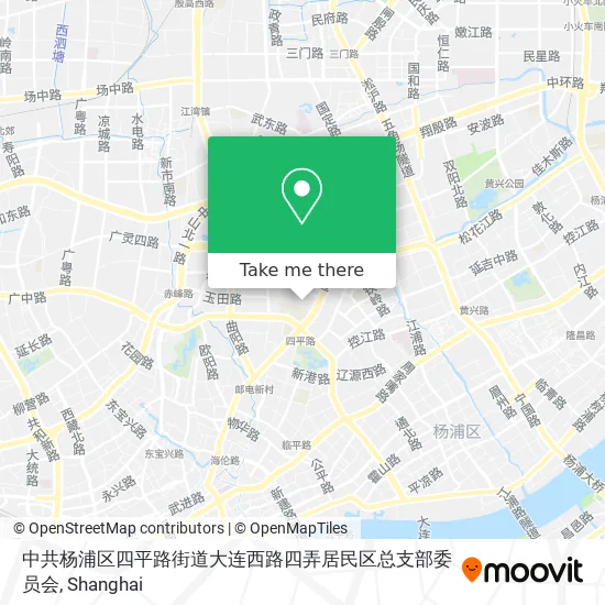 中共杨浦区四平路街道大连西路四弄居民区总支部委员会 map