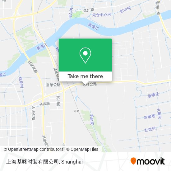 上海基咪时装有限公司 map