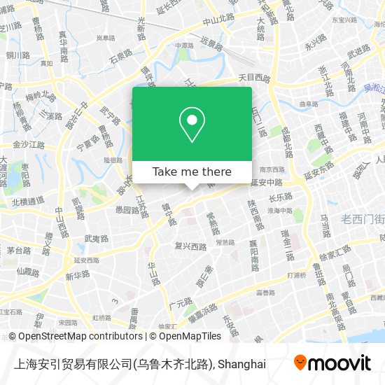 上海安引贸易有限公司(乌鲁木齐北路) map