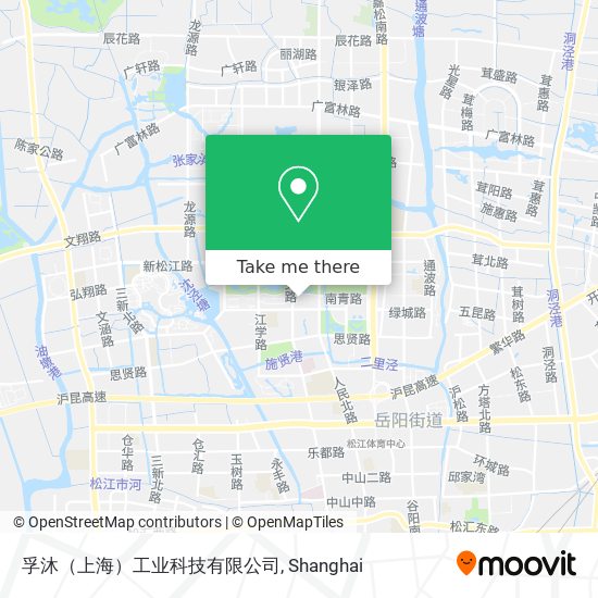 孚沐（上海）工业科技有限公司 map