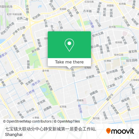 七宝镇大联动分中心静安新城第一居委会工作站 map