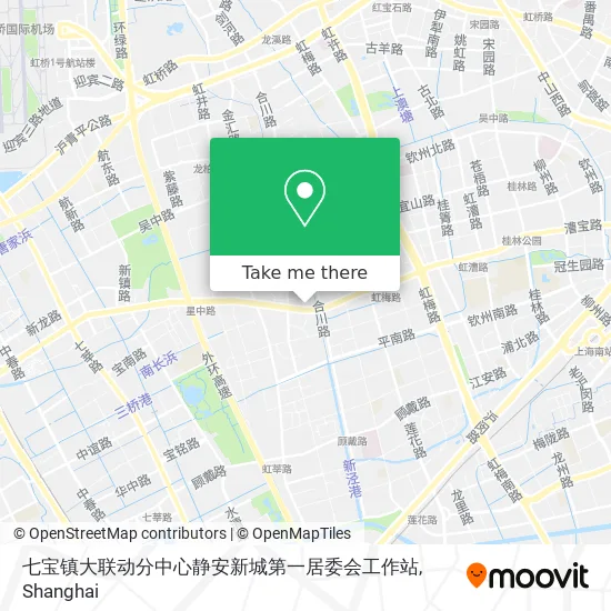 七宝镇大联动分中心静安新城第一居委会工作站 map