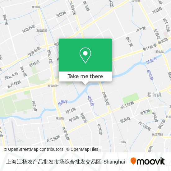 上海江杨农产品批发市场综合批发交易区 map