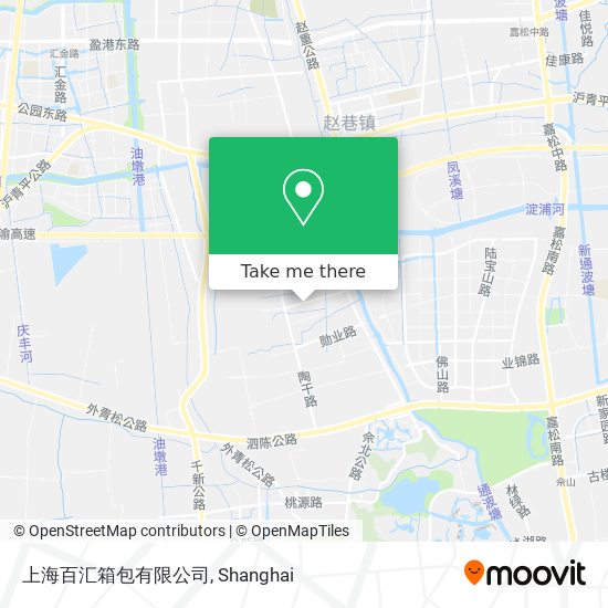上海百汇箱包有限公司 map