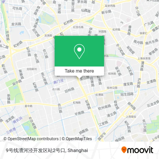 9号线漕河泾开发区站2号口 map