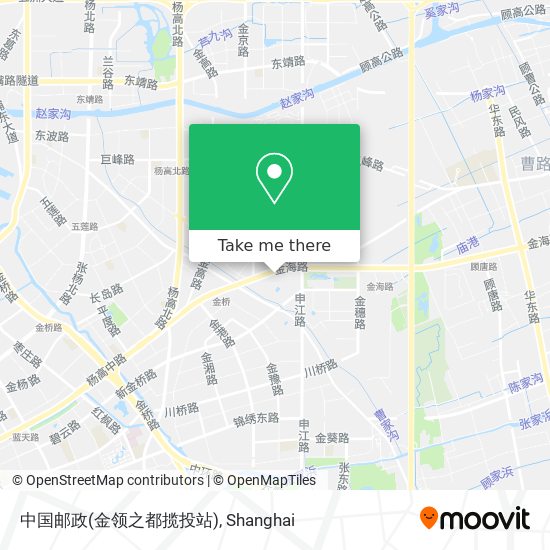 中国邮政(金领之都揽投站) map