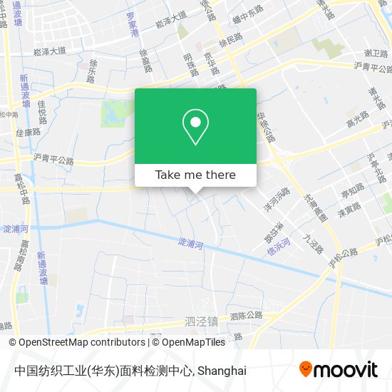 中国纺织工业(华东)面料检测中心 map