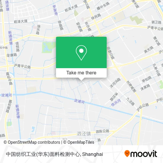 中国纺织工业(华东)面料检测中心 map