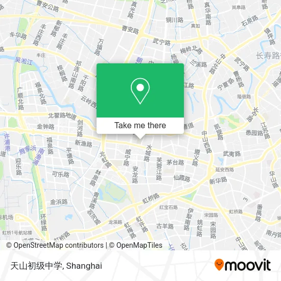 天山初级中学 map