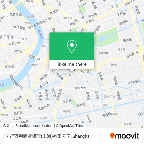 卡得万利商业保理(上海)有限公司 map