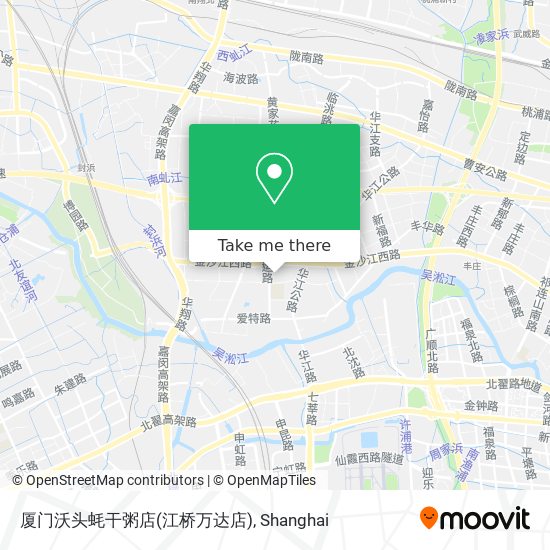 厦门沃头蚝干粥店(江桥万达店) map