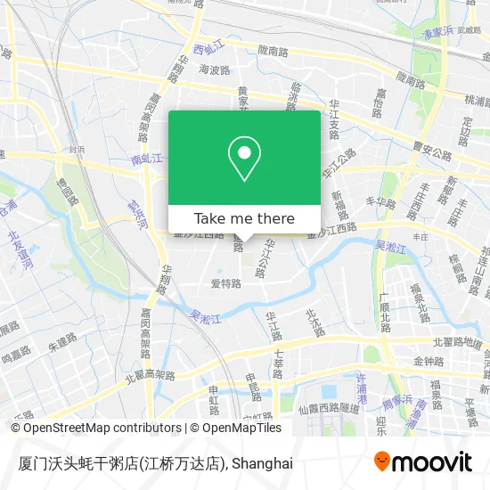 厦门沃头蚝干粥店(江桥万达店) map