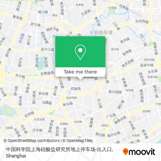 中国科学院上海硅酸盐研究所地上停车场-出入口 map