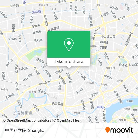 中国科学院 map