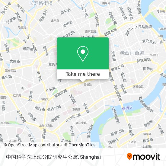 中国科学院上海分院研究生公寓 map