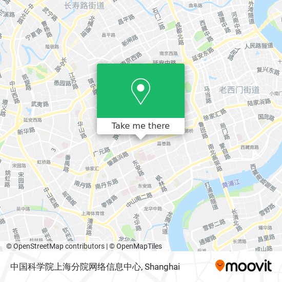 中国科学院上海分院网络信息中心 map