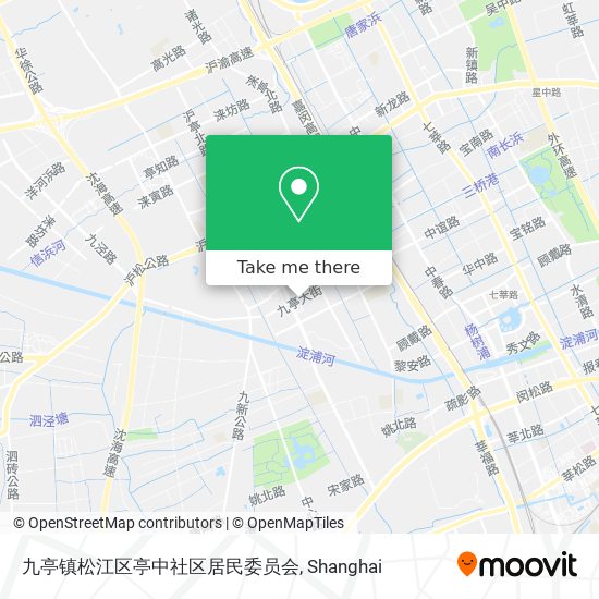 九亭镇松江区亭中社区居民委员会 map