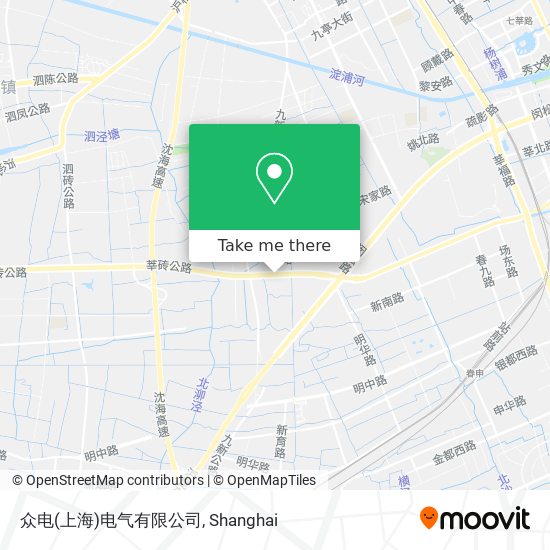 众电(上海)电气有限公司 map