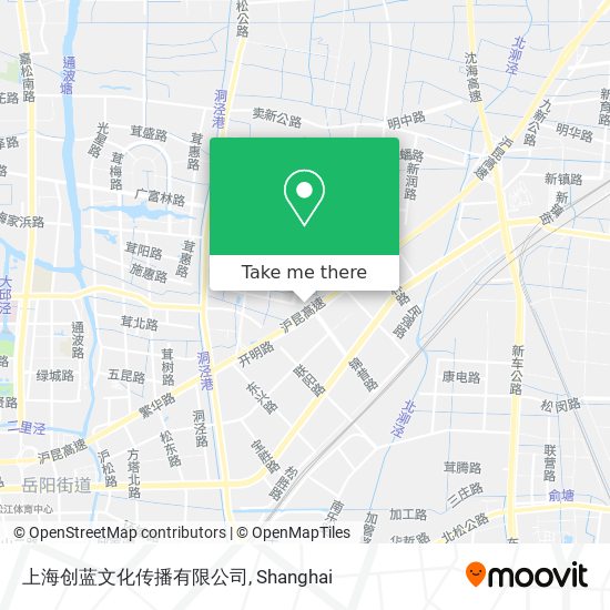 上海创蓝文化传播有限公司 map