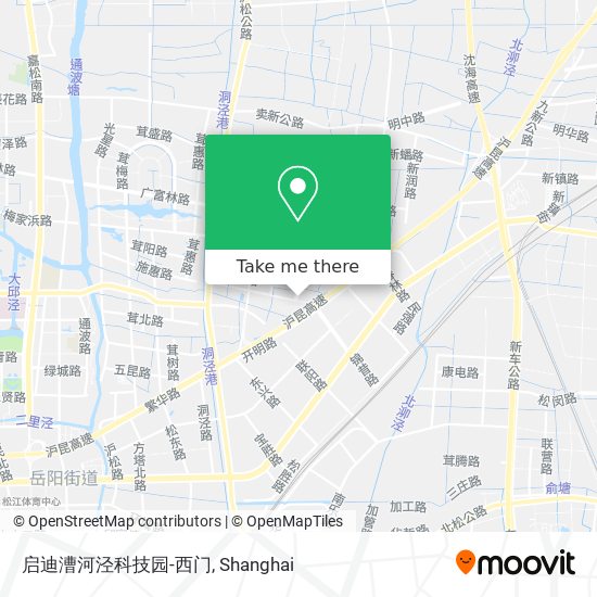 启迪漕河泾科技园-西门 map