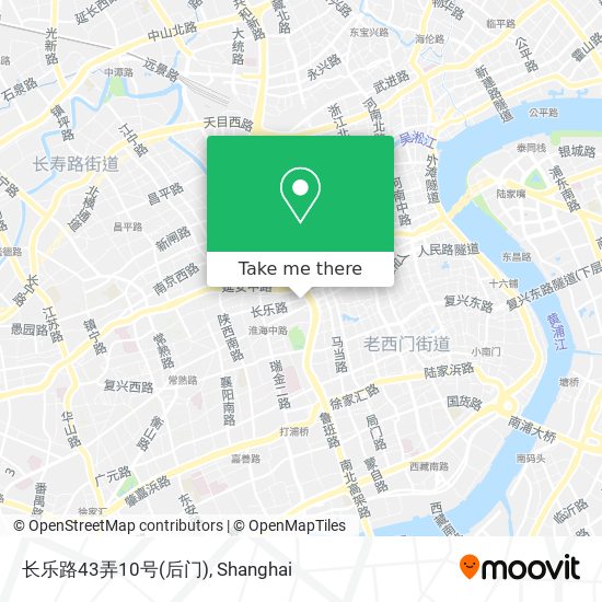 长乐路43弄10号(后门) map