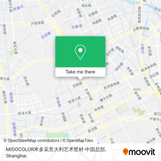 MIDOCOLOR米多采意大利艺术壁材-中国总部 map