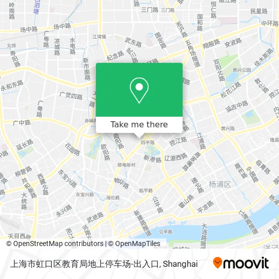 上海市虹口区教育局地上停车场-出入口 map