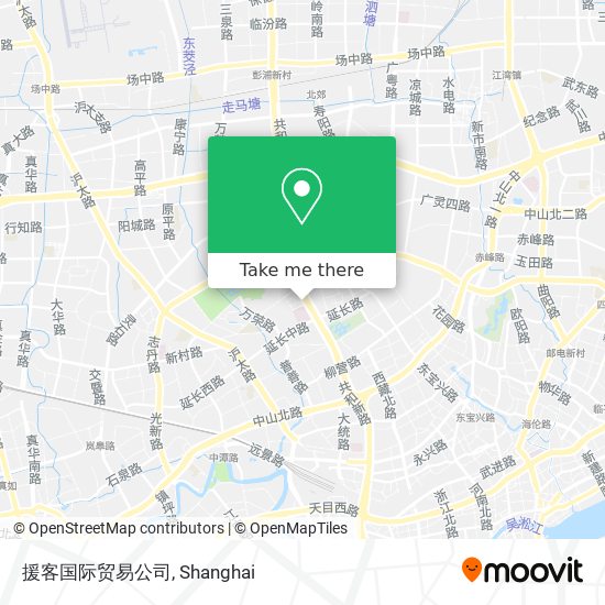 援客国际贸易公司 map