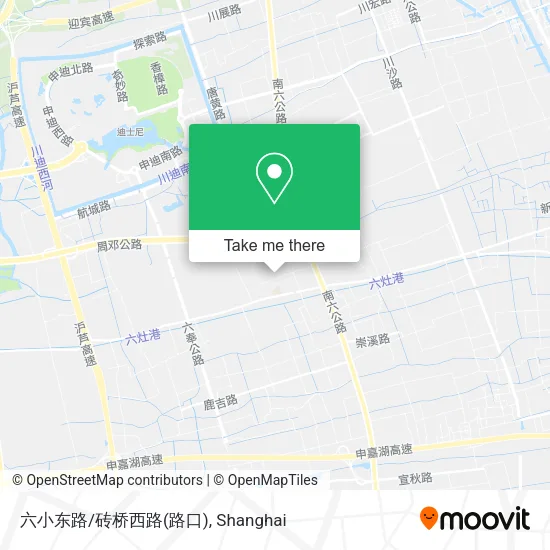 六小东路/砖桥西路(路口) map