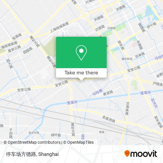 停车场方德路 map