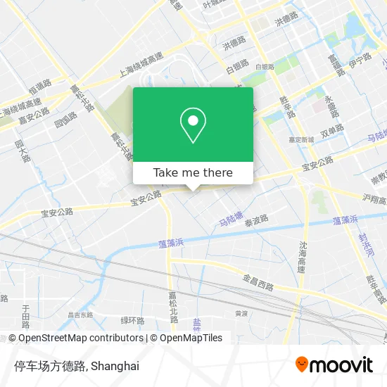 停车场方德路 map