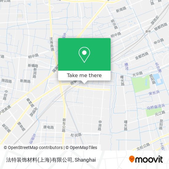 法特装饰材料(上海)有限公司 map