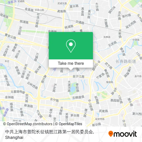 中共上海市普陀长征镇怒江路第一居民委员会 map
