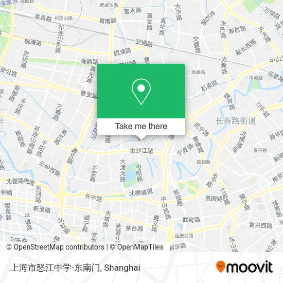 上海市怒江中学-东南门 map