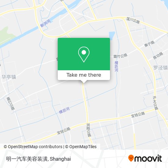明一汽车美容装潢 map