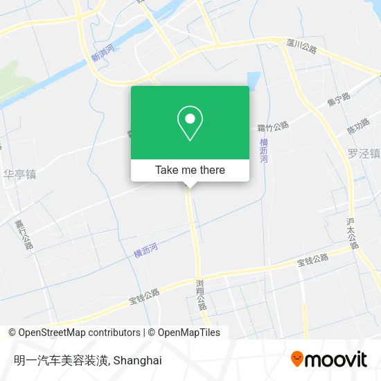 明一汽车美容装潢 map
