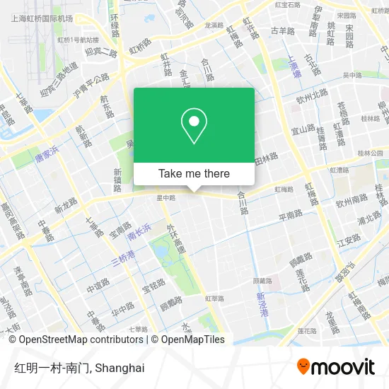 红明一村-南门 map